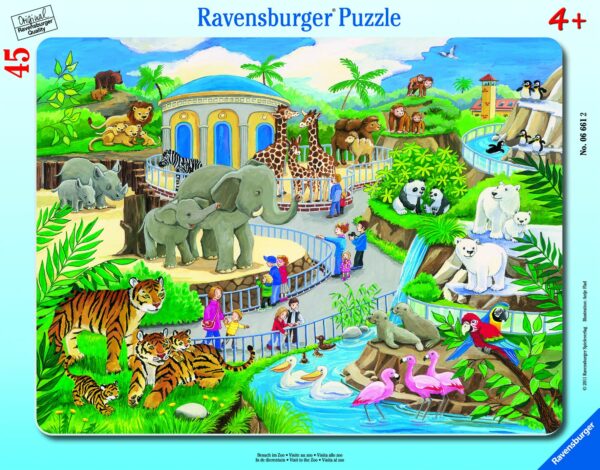 Ravensburger Frame Puzzle 39 pc The Zoo 1