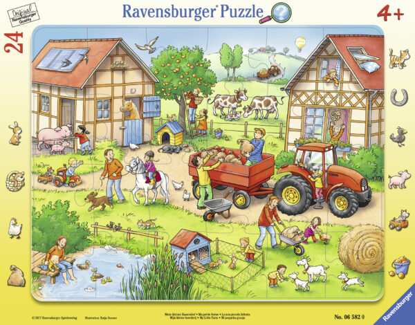 Ravensburger Frame Puzzle 24 pc My Little Farm 1