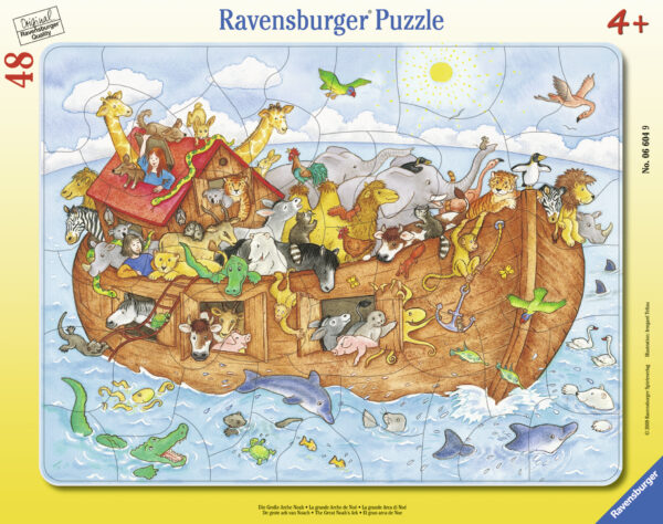 Ravensburger Frame Puzzle 48 pc Noah's Arc 1