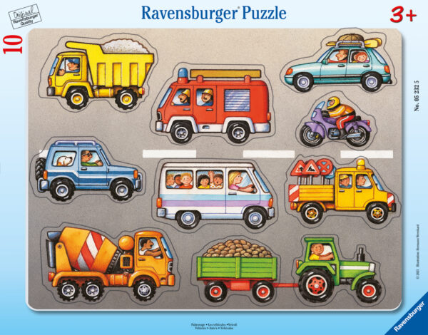 Ravensburger Frame puzzle 10 pc Vehicles 1
