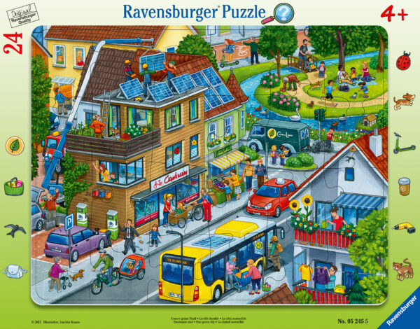 Ravensburger Frame Puzzle 24 pc Our village 1