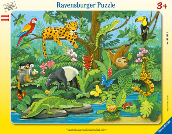 Ravensburger Frame Puzzle 11 pc Rainforest 1