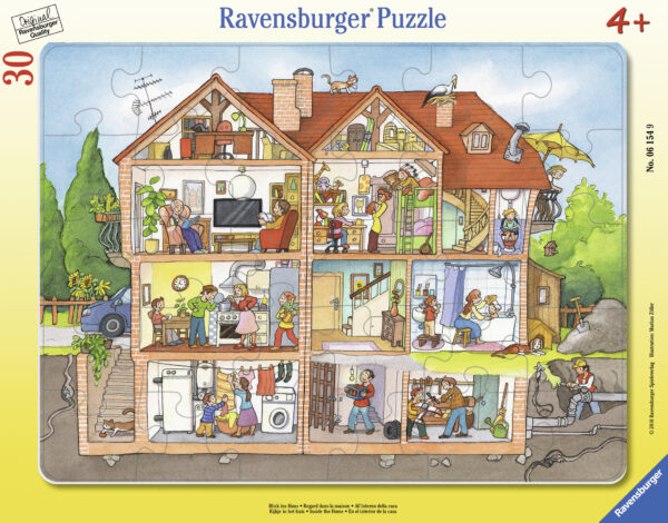 Ravensburger Frame Puzzle 30 pc Inside the House 1