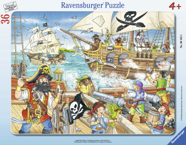 Ravensburger Frame Puzzle 36 pc Attack of Pirates 1