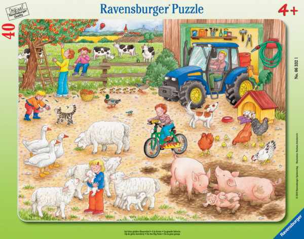 Ravensburger Frame Puzzle 40 pc In a big Farm 1