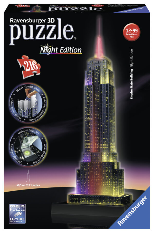 Ravensburger 3D Puzzle Empire State Building - Night Edition 1