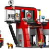 LEGO City Fire Station with Fire Engine 17