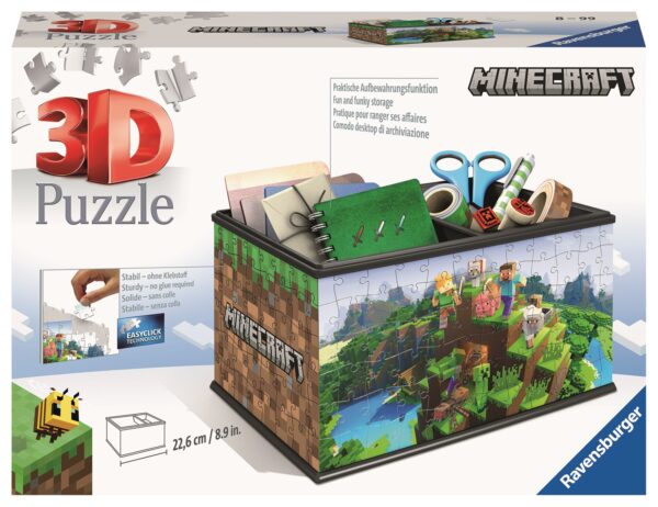 Ravensburger 3D Puzzle Storage Box Minecraft 1