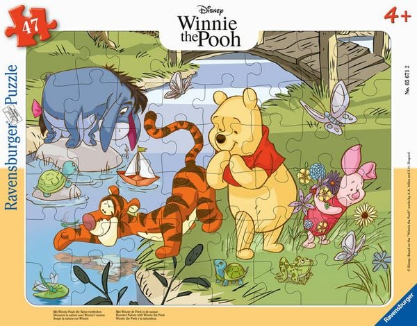 Ravensburger Frame Puzzle 47 pc With Winnie the Pooh in Nature 1