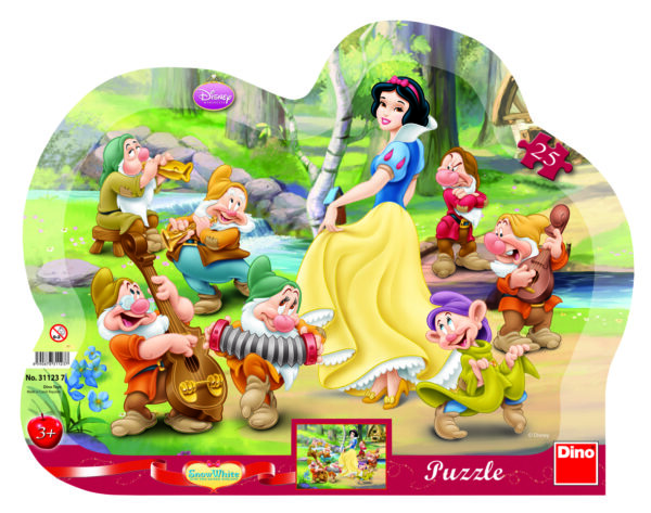 Dino Silhouette Puzzle 25 pc, Disney Snow White 1