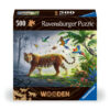 Ravensburger Wooden Puzzle 500 pc Tiger in the Jungle 9