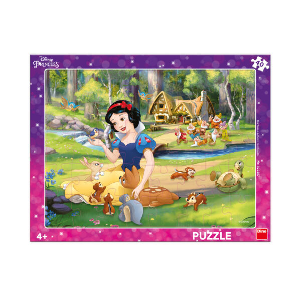Dino Frame Puzzle 40 pc Snow White and Animals 1