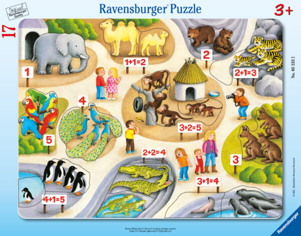 Ravensburger Frame Puzzle 17 pc Reading 5 1