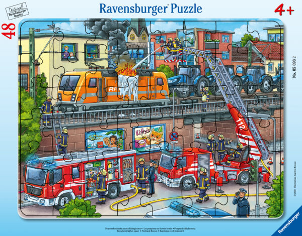 Ravensburger Frame Puzzle 48 pc Firefighting 1