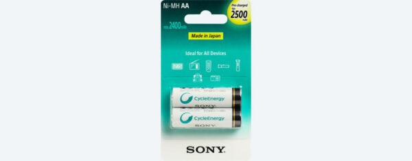 SONY Battery 2xAA 1.2V 2500 mAh 1