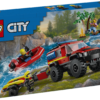 LEGO City 4x4 Fire Engine with Rescue Boat 15