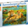 Ravensburger Puzzle 500 pc Lions in the Savannah 7