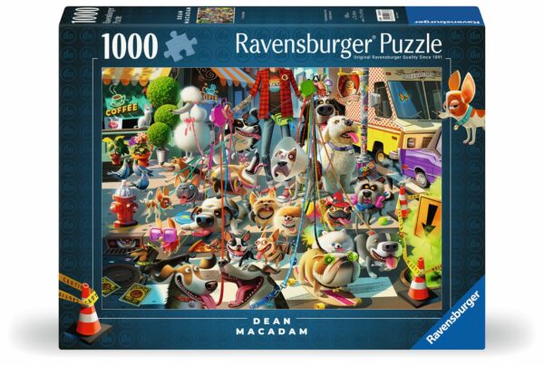 Ravensburger Puzzle 1000 pc Dog Walker 1