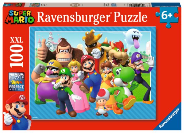 Ravensburger Puzzle 100 pc Super Mario Team 1