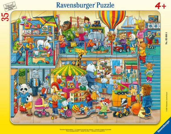 Ravensburger Frame Puzzle 35 pc Animal Toy Store 1