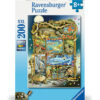 Ravensburger puzzle 200 pc Reptiles on a Picture Frame 3