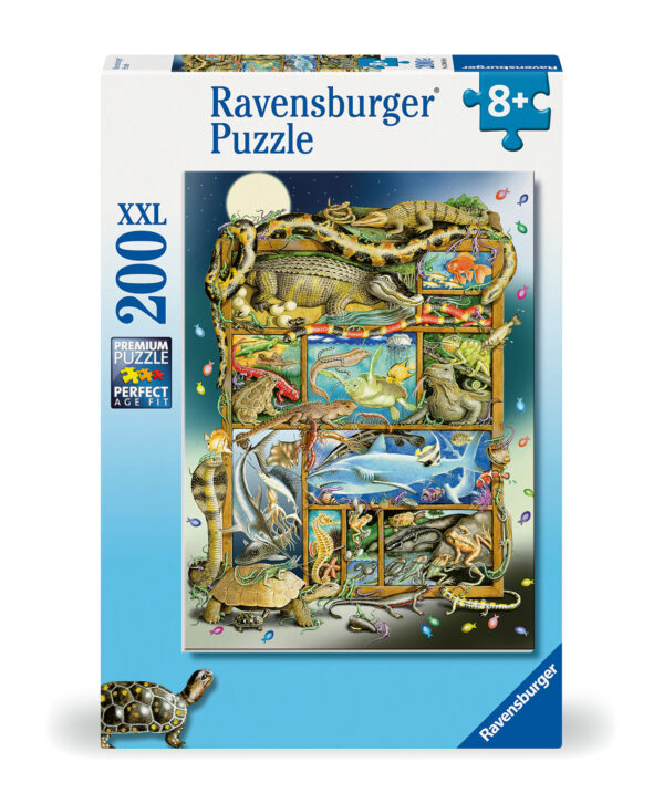 Ravensburger puzzle 200 pc Reptiles on a Picture Frame 1
