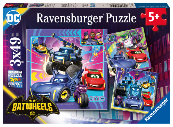 Ravensburger puzzle 3x49 pc Batwheels Characters 1