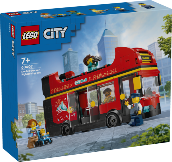 LEGO City Red Double-Decker Sightseeing Bus 1