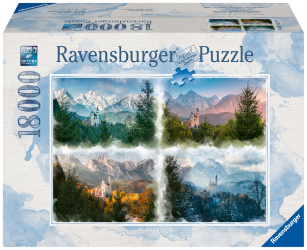 Ravensburger puzzle 18000 pc Castle Through the Seasons 1