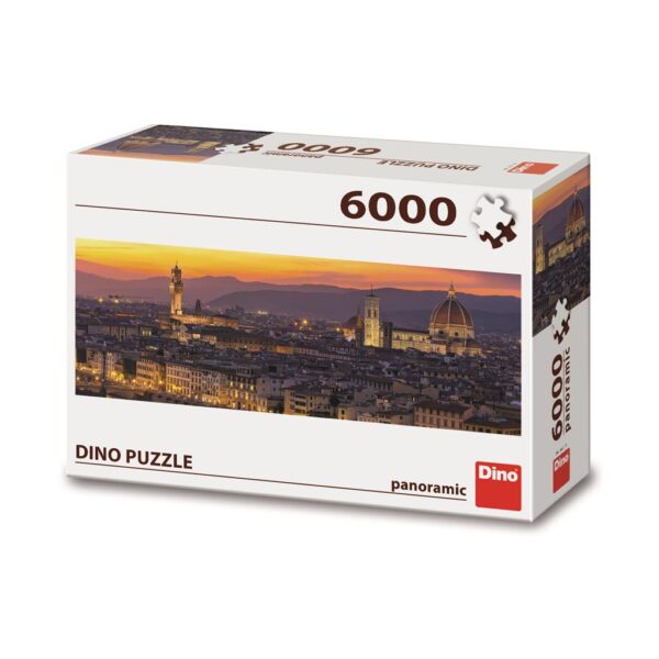 Dino Panoramic Puzzle 6000 tk Golden Firenze 1