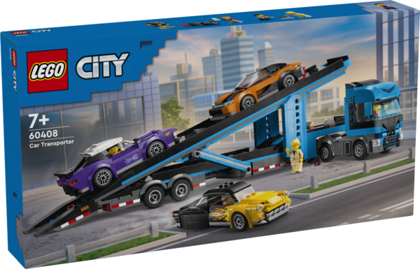 LEGO City Car Transporter Truck with Sports Cars 1