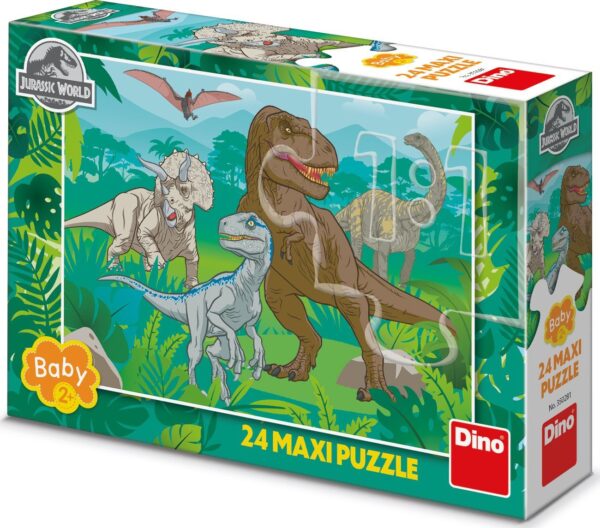 Dino Puzzle 24 pc, The world of dinosaurs 1