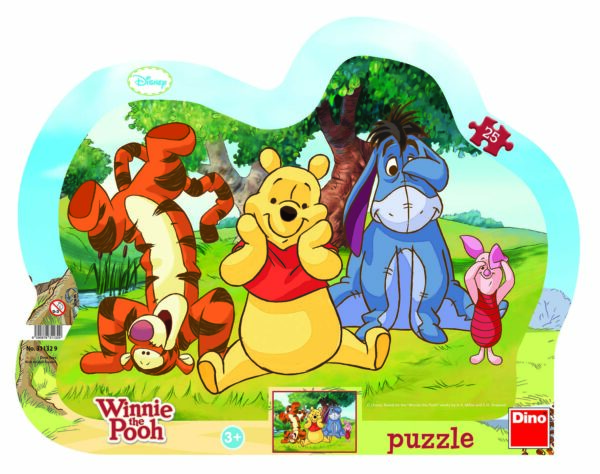 Dino Silhouette Puzzle 25 pc, Disney Winnie Pooh 1