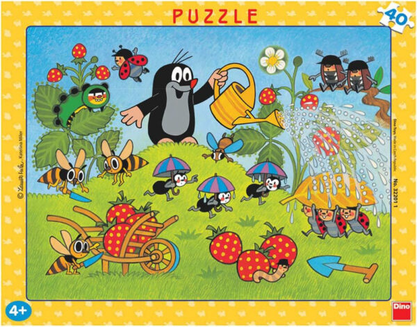 Dino Frame Puzzle 40 pc, The Little Mole 1