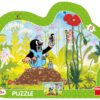Dino Frame Puzzle 25 pc silhouette, Little Mole 3