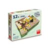 Dino Cube Puzzle 12 pc Domestic Animals 3