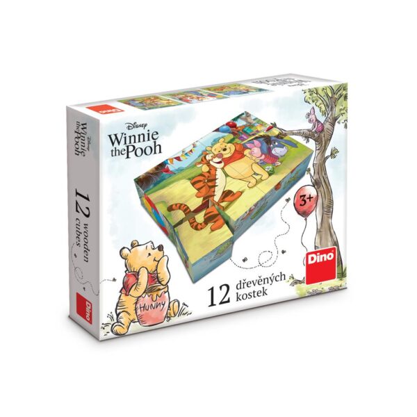 Dino Cube Puzzle 12 pc Winnie The Pooh And Friends 1