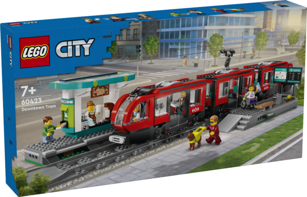 LEGO City Downtown Streetcar and Station 1