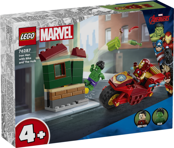 LEGO Super Heroes Iron Man with Bike and The Hulk 1