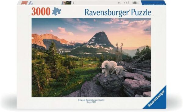 Ravensburger Puzzle 3000 pc With an Alpine Ibex Kid 1