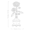 LEGO Icons Chrysanthemum 13