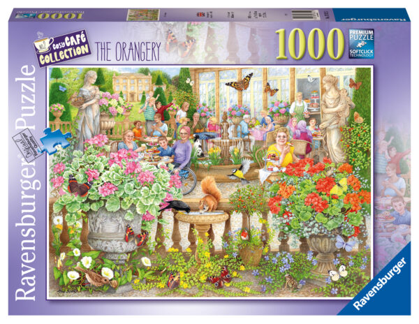 Ravensburger high-quality puzzle Cafe in the middle of nature, 1000 pieces 1