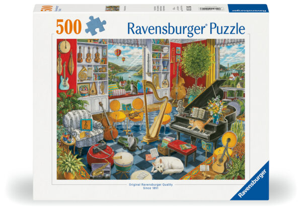 Ravensburger Puzzle 500 pc Music Room 1