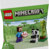 LEGO Minecraft Steve and Baby Panda 3